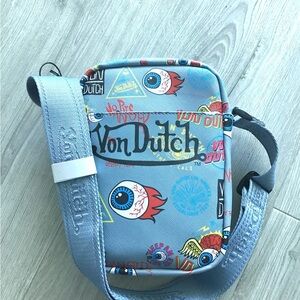 VON DUTCH Graphic Crossbody Bag